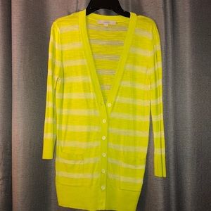 Neon Yellow Cardigan
